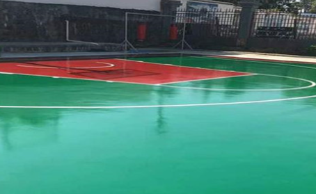 通州篮球场翻新地面